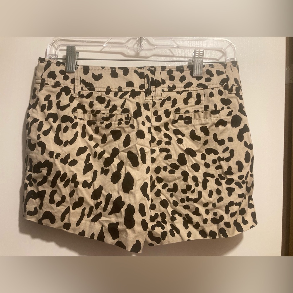 Cach’e Leopard Print Women's Shorts - Picture 2 of 3